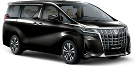 Alphard Facelift untuk rental mobil dengan driver di Surabaya