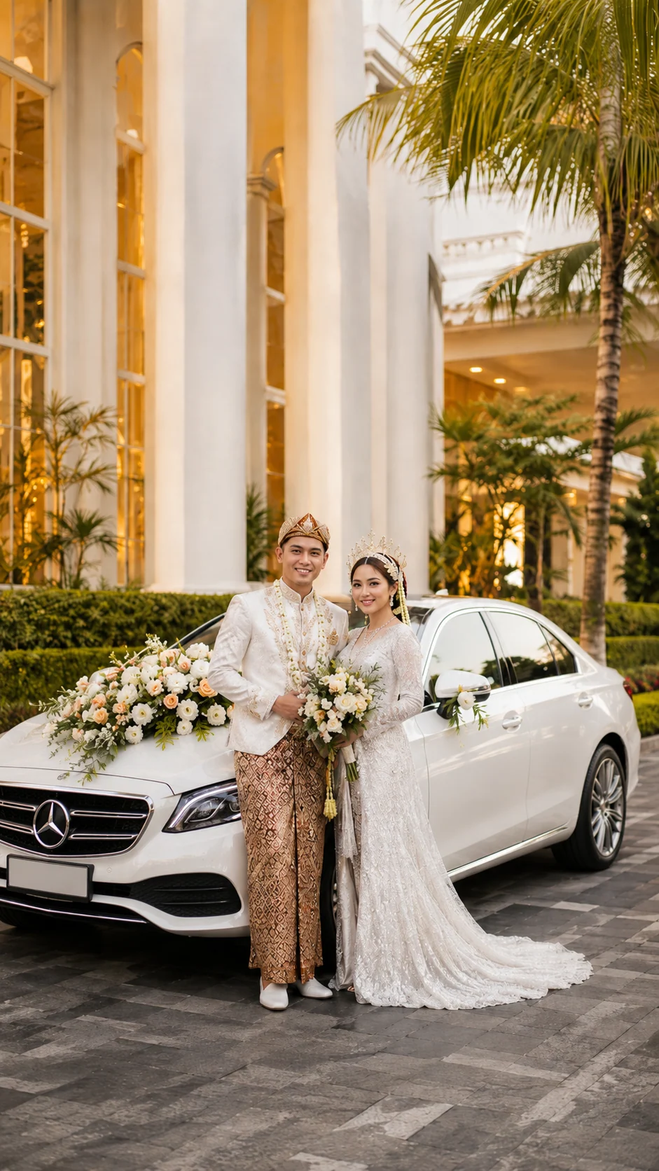 Sewa mobil nikah dengan driver untuk pengantin di Surabaya